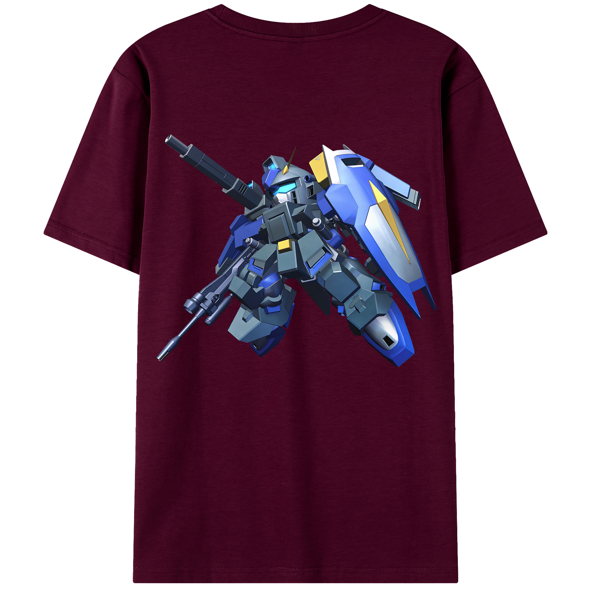 （画像用） 機動戦士ガンダム Mobile Suit Gundam レディース半袖Tシャツ(バックプリント)